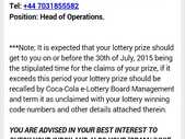 Lottery Scheme
