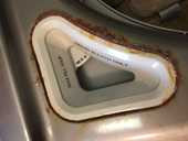 Kenmore Elite Washer -Rusting bleach dispenser