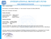 International Monetary clearance certificate