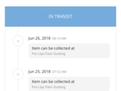 Item stuck at parcel hub and staff never pick up the call at all