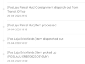 Parcel Stuck At Pos Laju KLIA Hub