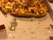 Mangled pizzas delivered to our home Mangled pizzas delivered to our home