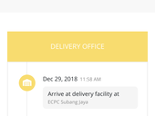 Delays & not delivery parcel