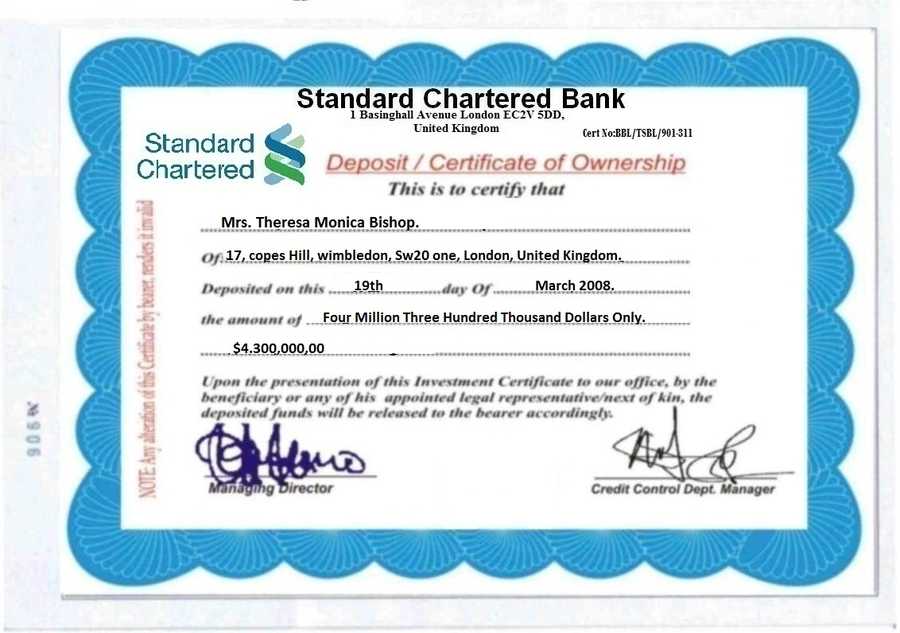 Standard Chartered Bank London