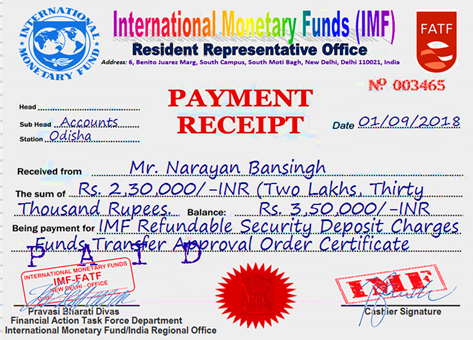 Imf Certificate