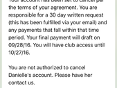 illegal billing /cancellation practices
