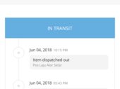 parcel not received yet