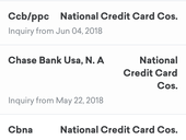 National credit card cos