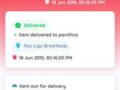 My parcel sent to strangers without my permission