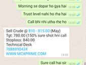 Fake trade call aur loss amount Rs.22500/-