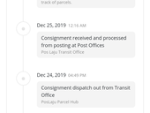 Why my item dispatch so long from transit office?
