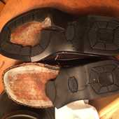 Clarks and Born Shoe Soles Disintegrated