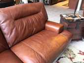 Leather Sofa & Chair