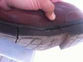 Shoes sole cracked