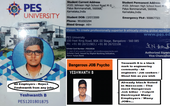 Yeswanth B  - PES university - job psycho, job killer looted 25 lakhs from our students